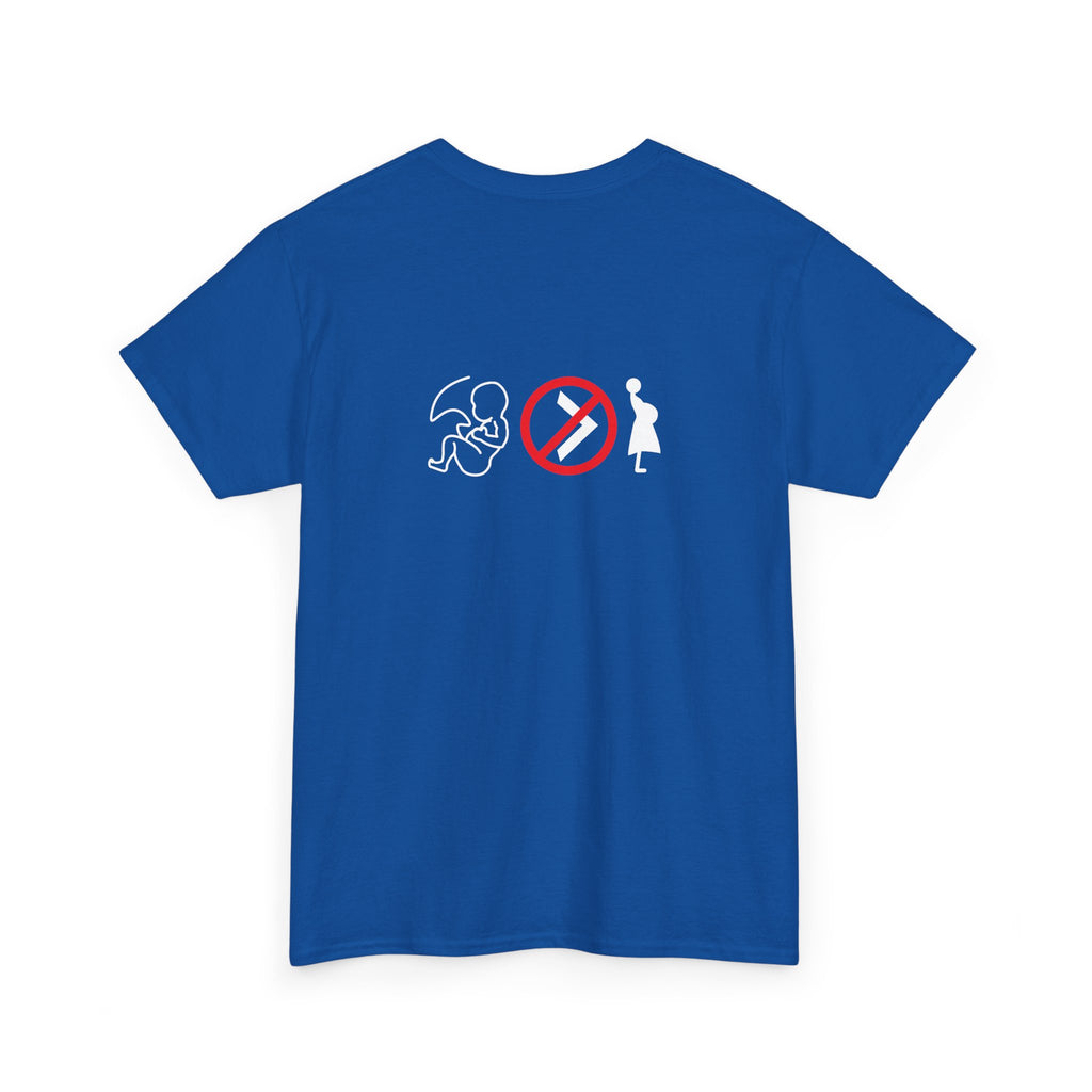 Pro-Choice Statement Tee — "The Fetus Is Not More Important Than the Mother"