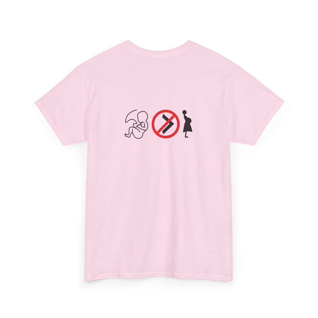 Pro-Choice Statement Tee — "The Fetus Is Not More Important Than the Mother"