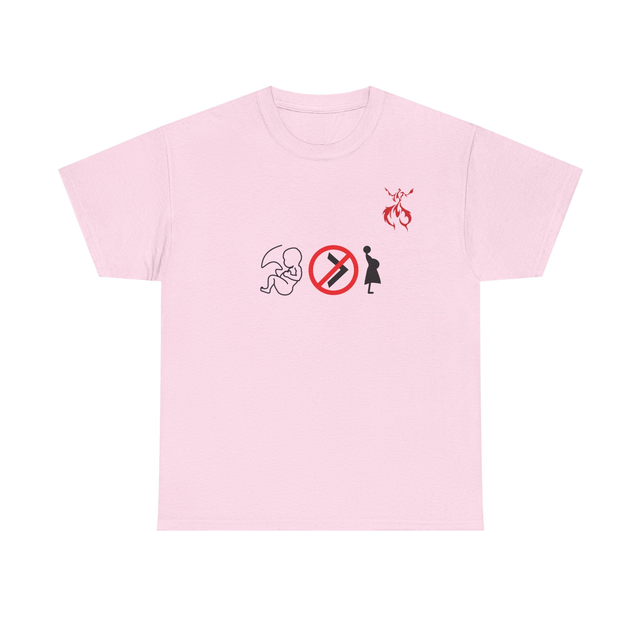 Pro-Choice Statement Tee — "The Fetus Is Not More Important Than the Mother" Design on the Front