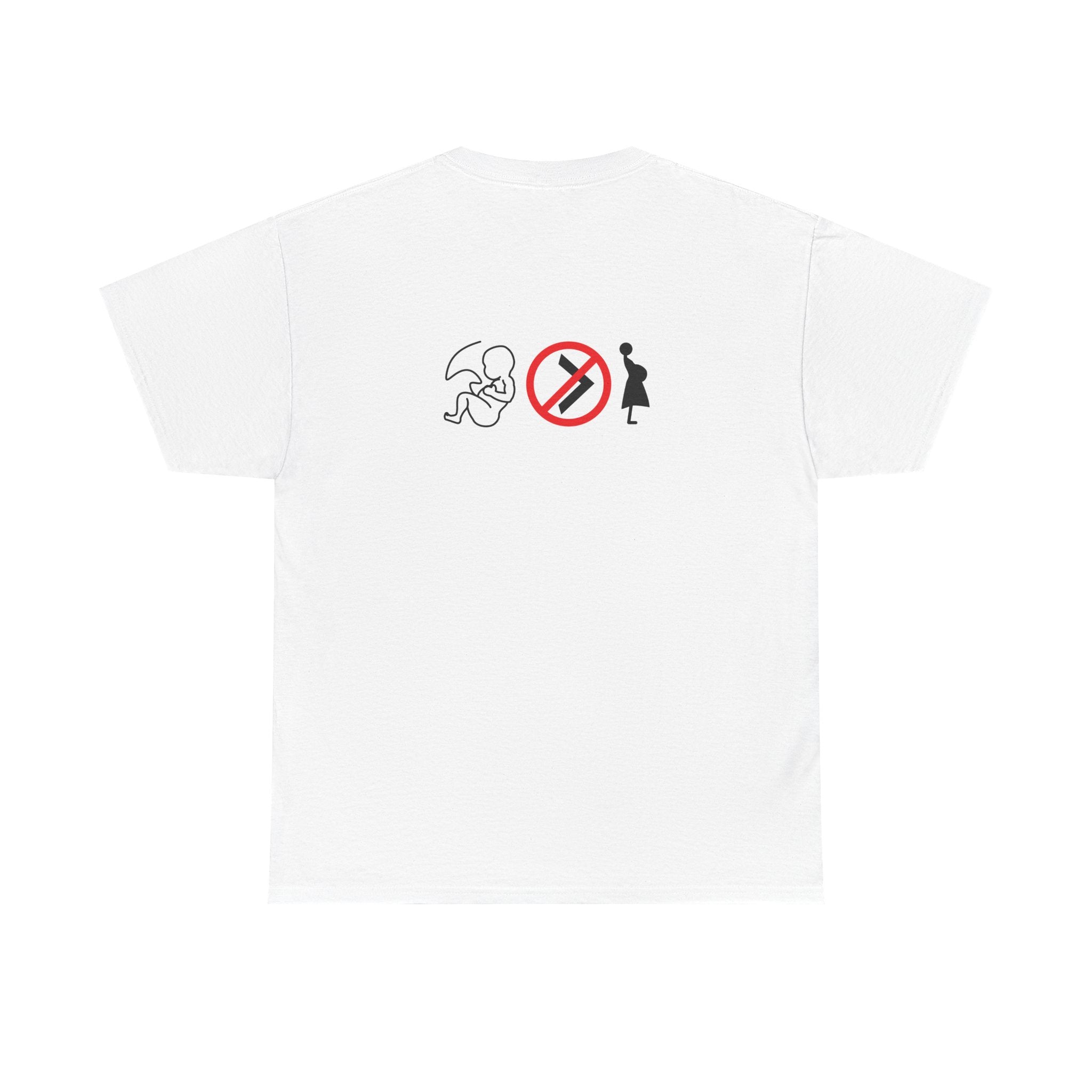 Pro-Choice Statement Tee — "The Fetus Is Not More Important Than the Mother"