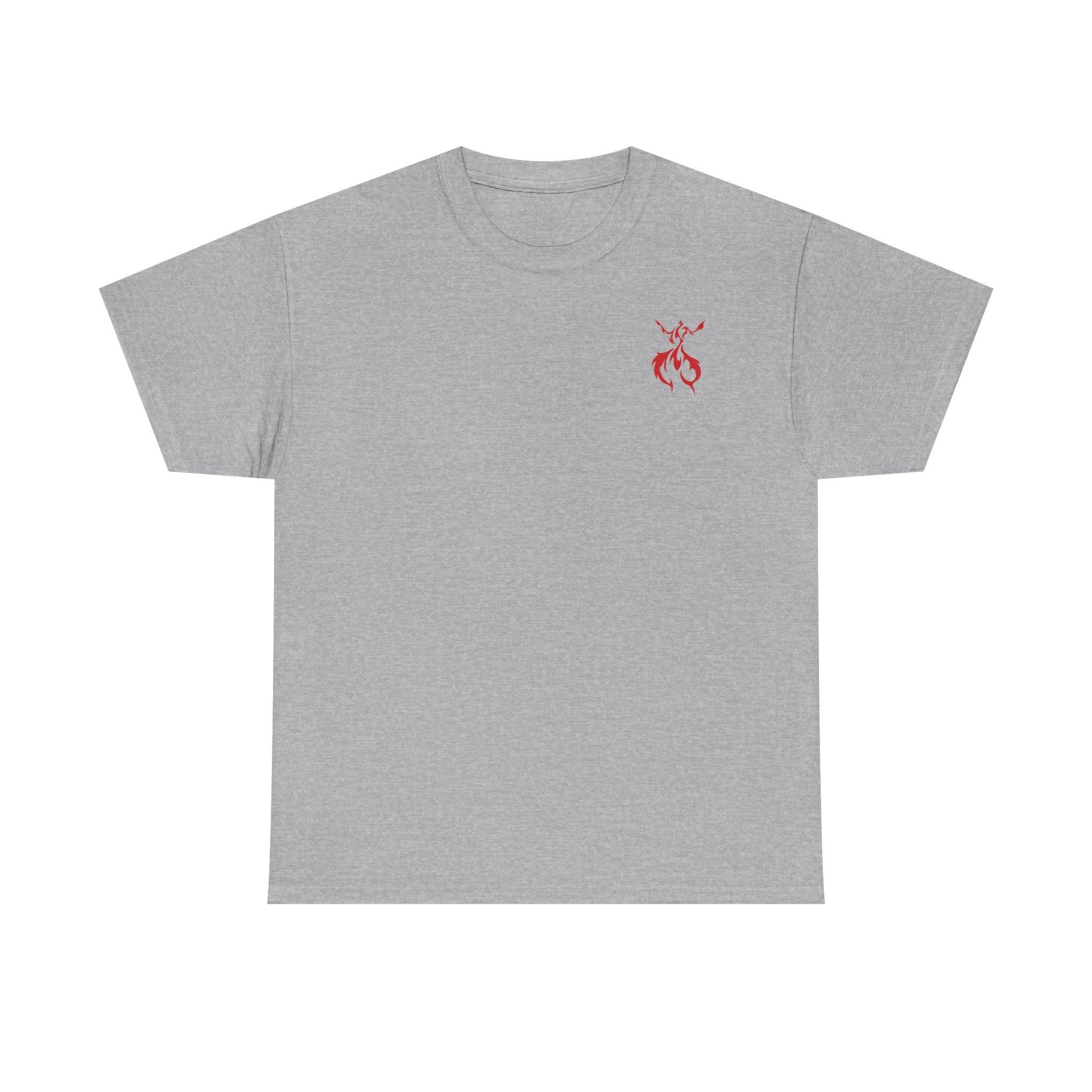 Dragon & Unicorn Graphic Tee — Unicorn's Light Upon A Dragon Graphic Print on Back