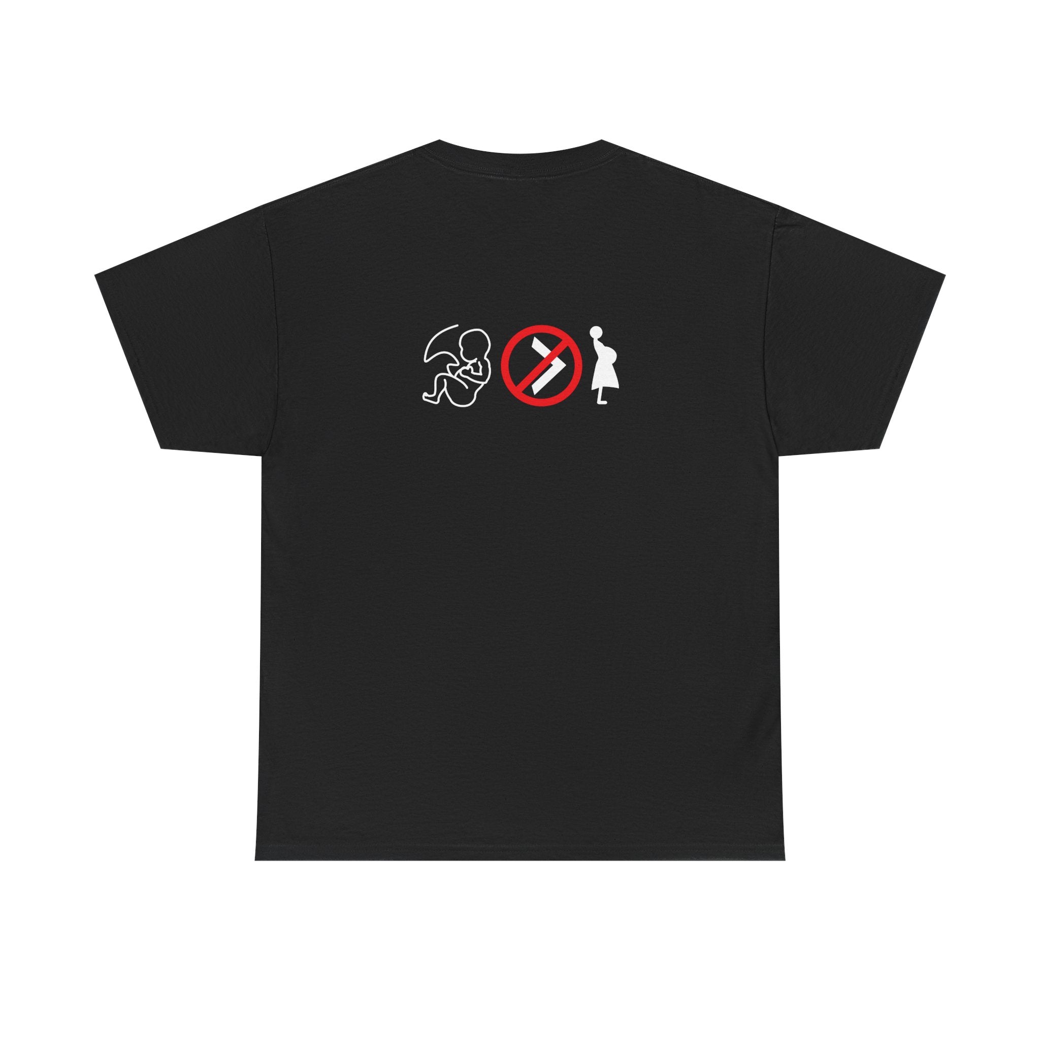 Pro-Choice Statement Tee — "The Fetus Is Not More Important Than the Mother"