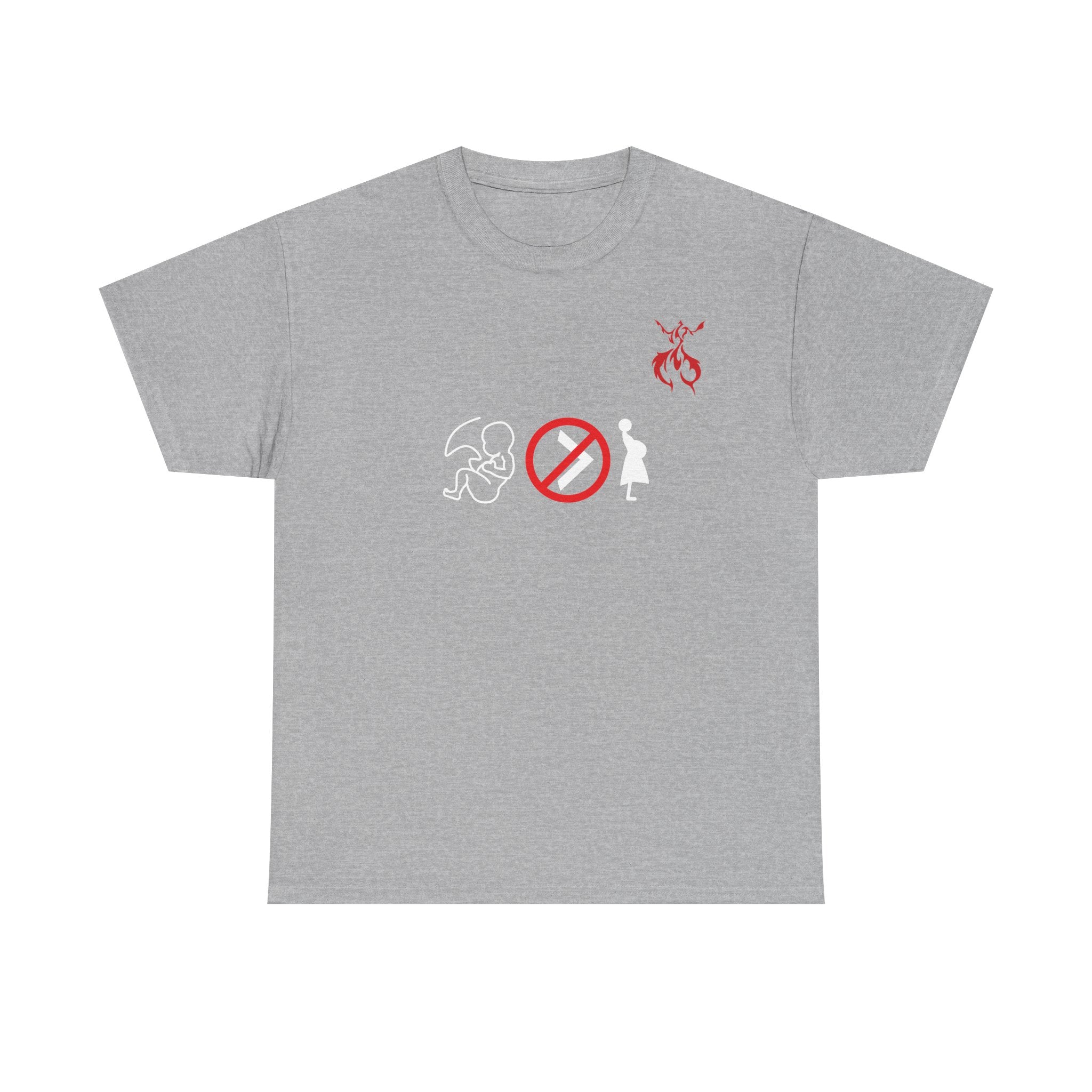 Pro-Choice Statement Tee — "The Fetus Is Not More Important Than the Mother" Design on the Front