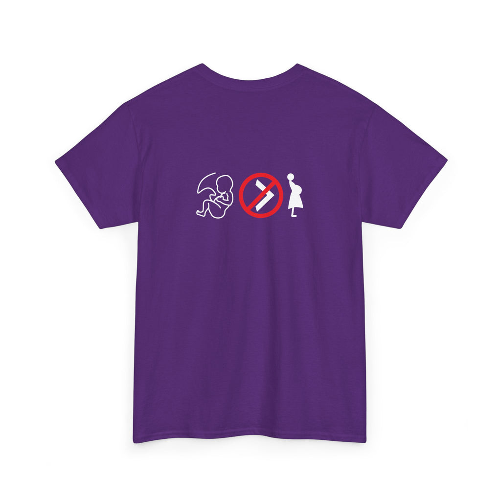 Pro-Choice Statement Tee — "The Fetus Is Not More Important Than the Mother"