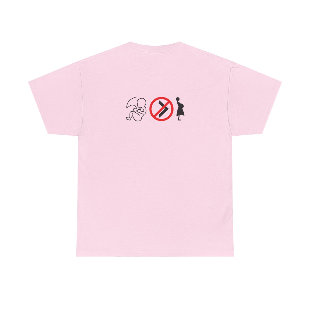 Pro-Choice Statement Tee — "The Fetus Is Not More Important Than the Mother"