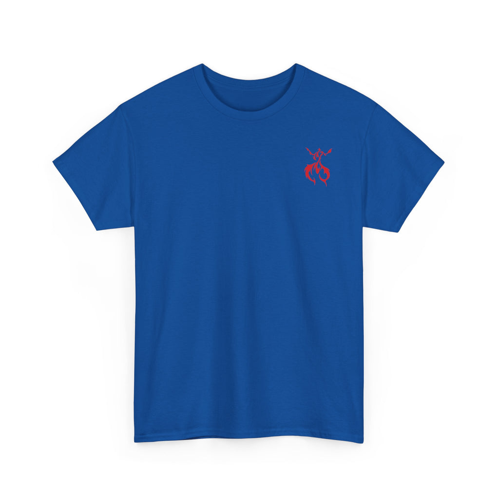 Dragon & Unicorn Graphic Tee — Unicorn's Light Upon A Dragon Graphic Print on Back