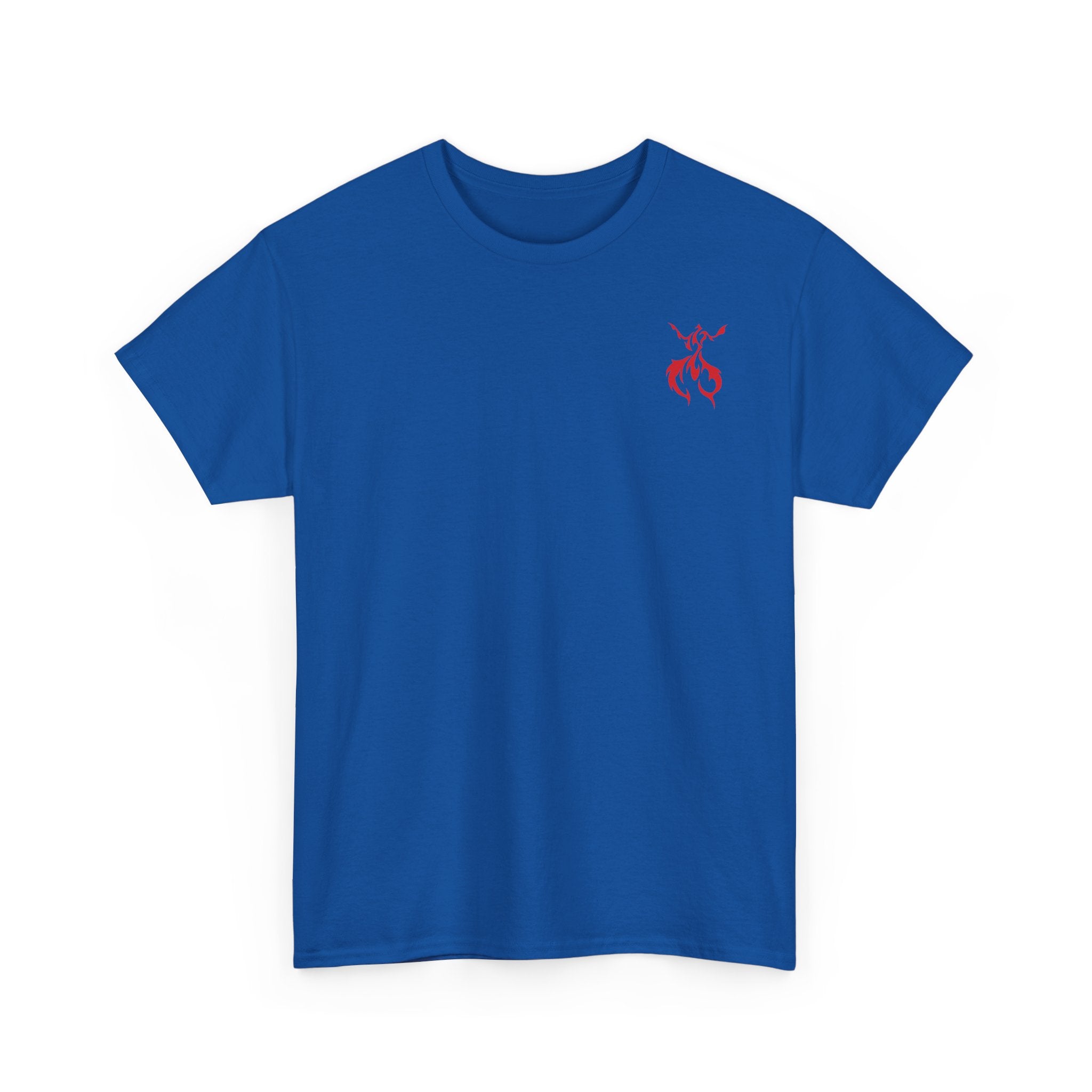 Dragon & Unicorn Graphic Tee — Unicorn's Light Upon A Dragon Graphic Print on Back
