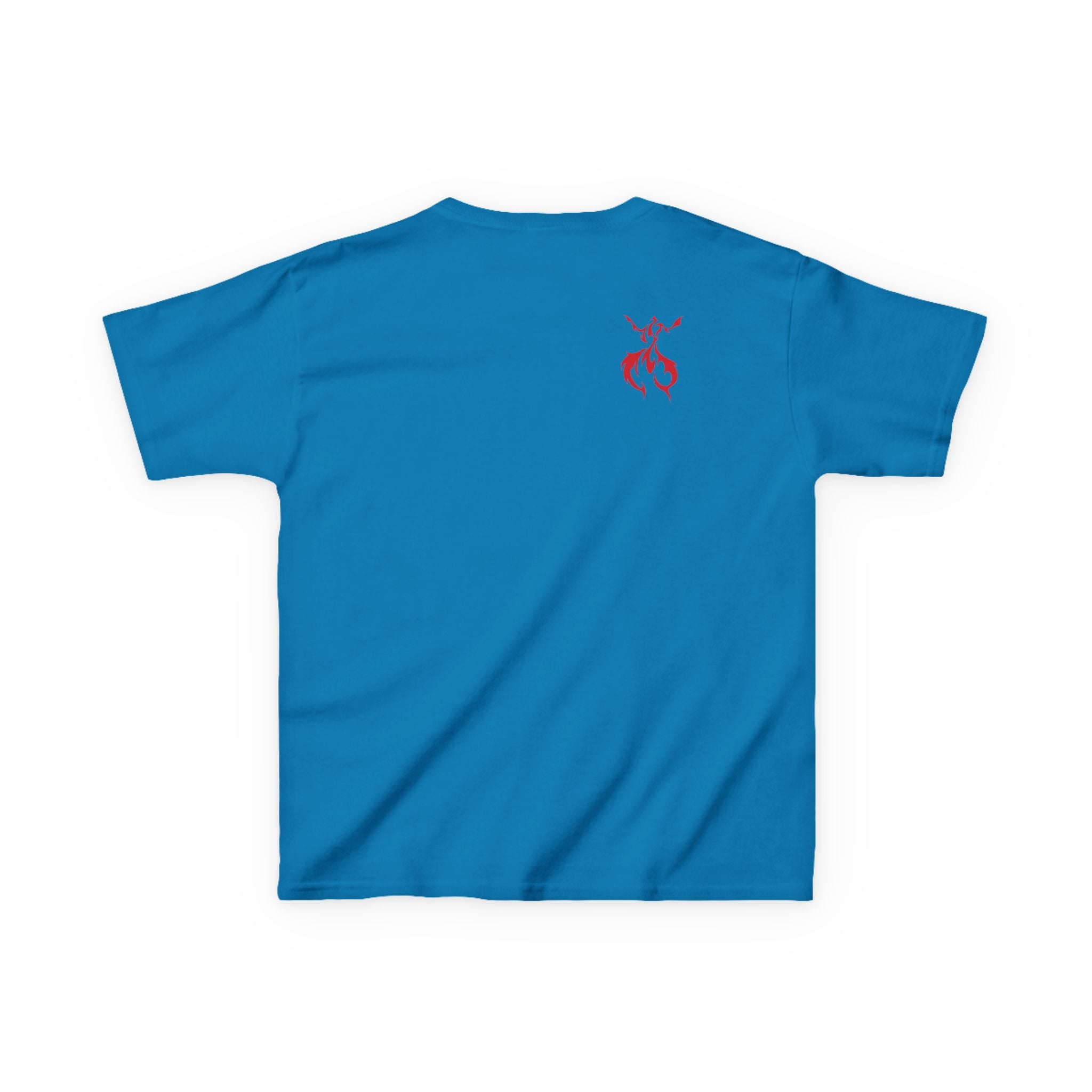 Kids Dragon & Unicorn T-Shirt — Unicorn's Light Upon A Dragon Graphic Print on Front