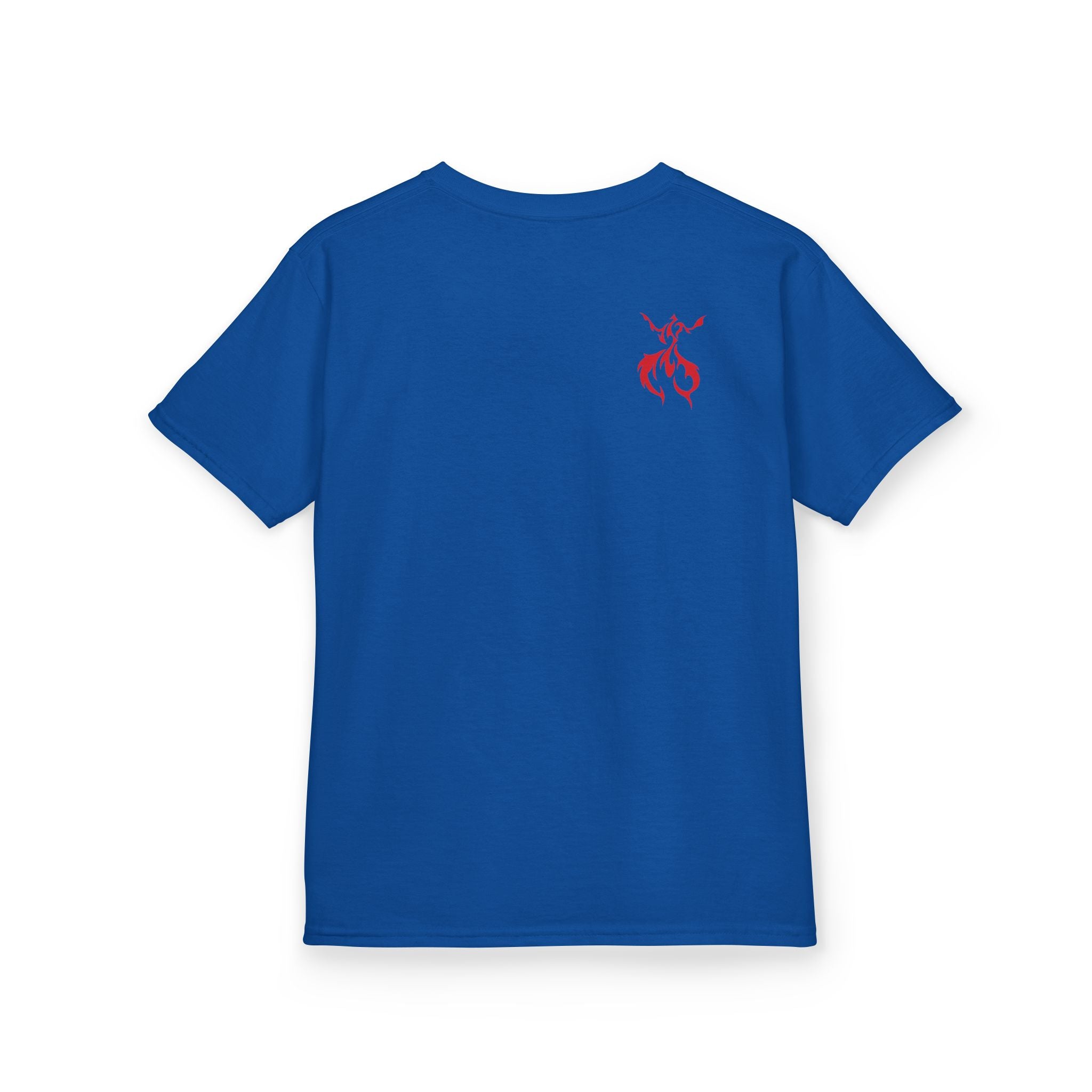 Kids Dragon & Unicorn T-Shirt — Unicorn's Light Upon A Dragon Graphic Print on Front