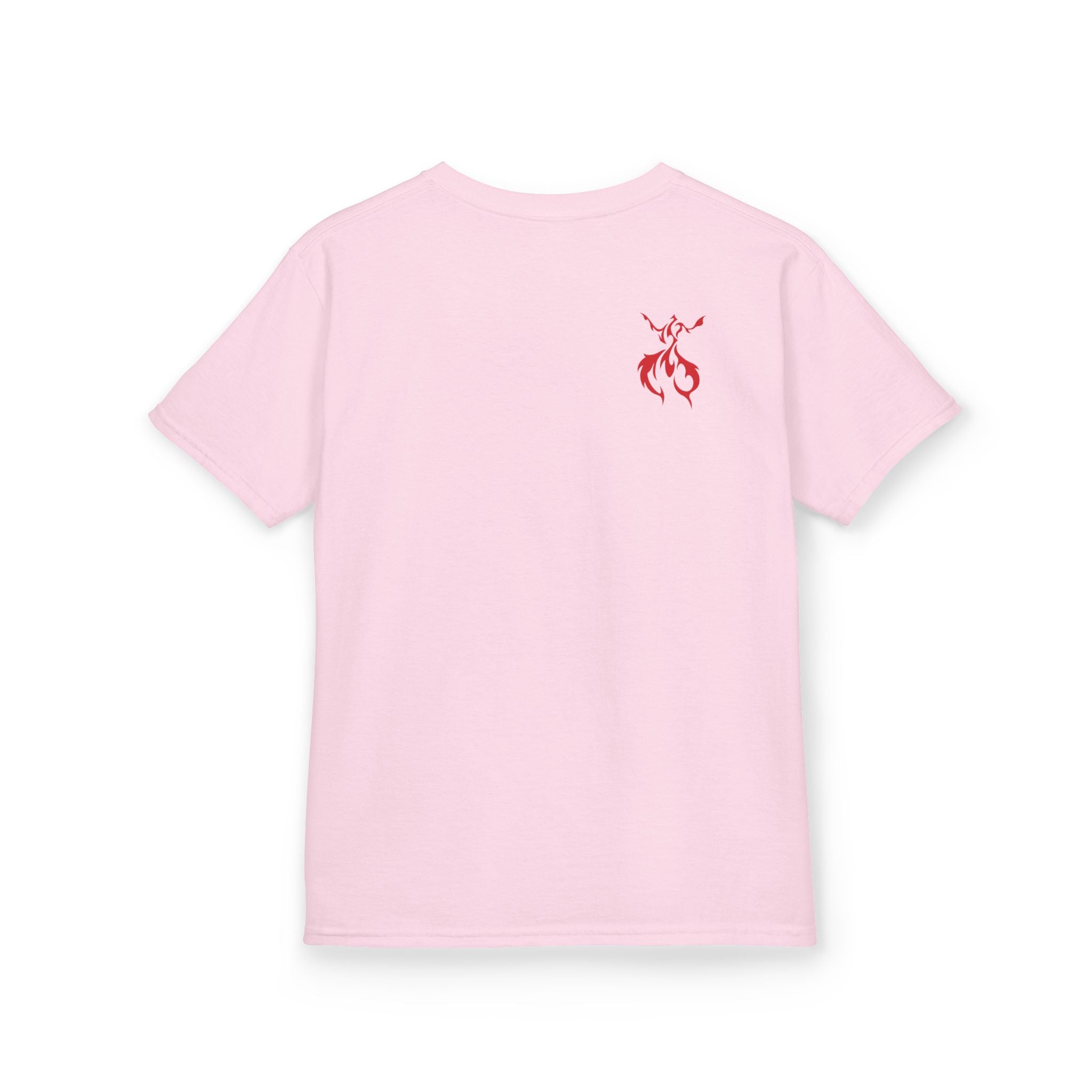 Kids Dragon & Unicorn T-Shirt — Unicorn's Light Upon A Dragon Graphic Print on Front