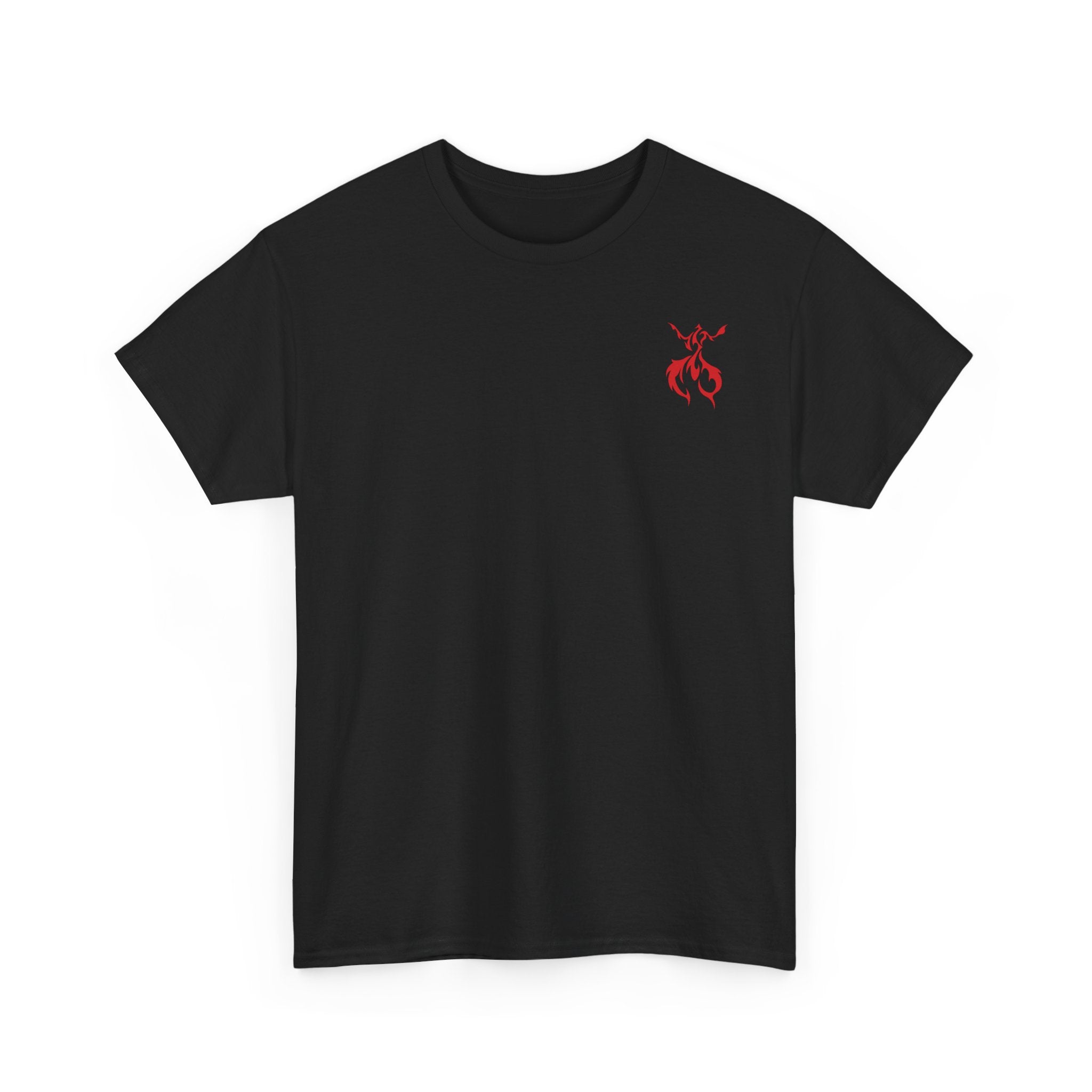 Dragon & Unicorn Graphic Tee — Unicorn's Light Upon A Dragon Graphic Print on Back