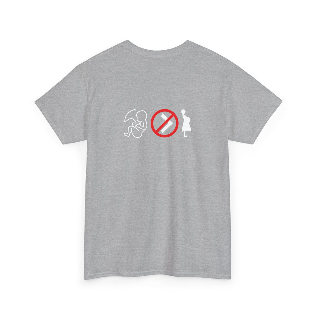 Pro-Choice Statement Tee — "The Fetus Is Not More Important Than the Mother"