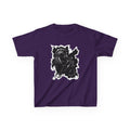Kids Dragon & Unicorn T-Shirt — Unicorn's Light Upon A Dragon Graphic Print on Front