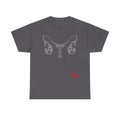 Provocative Statement Tee — "Just Because Your Gonads Are On The Outside..." Ovaries All Text Design on the Front